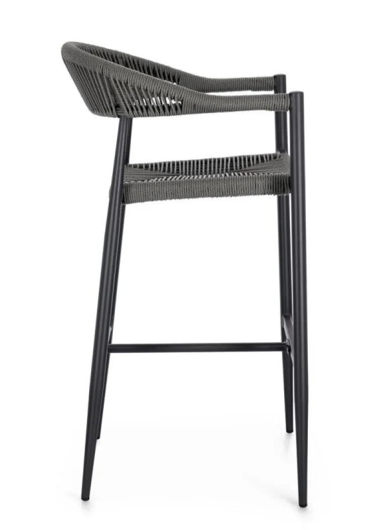 SGABELLO BAR JANDIA ANTRACITE/GRIGIO