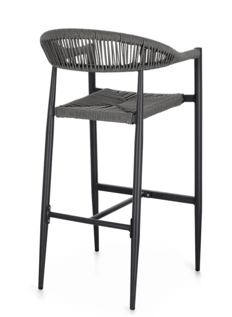 SGABELLO BAR JANDIA ANTRACITE/GRIGIO