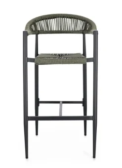 SGABELLO BAR JANDIA ANTRACITE/VERDE