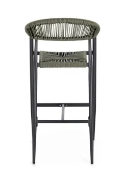SGABELLO BAR JANDIA ANTRACITE/VERDE