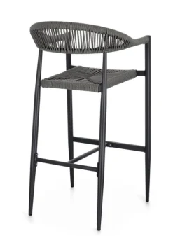 SGABELLO BAR JANDIA ANTRACITE/GRIGIO
