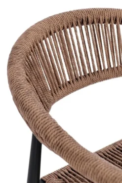 SGABELLO BAR JANDIA ANTRACITE/NATURAL