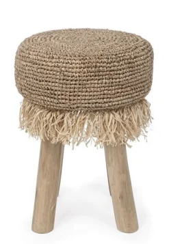 SGABELLO IN FIBRE NATURALI G01 - FLORINDA