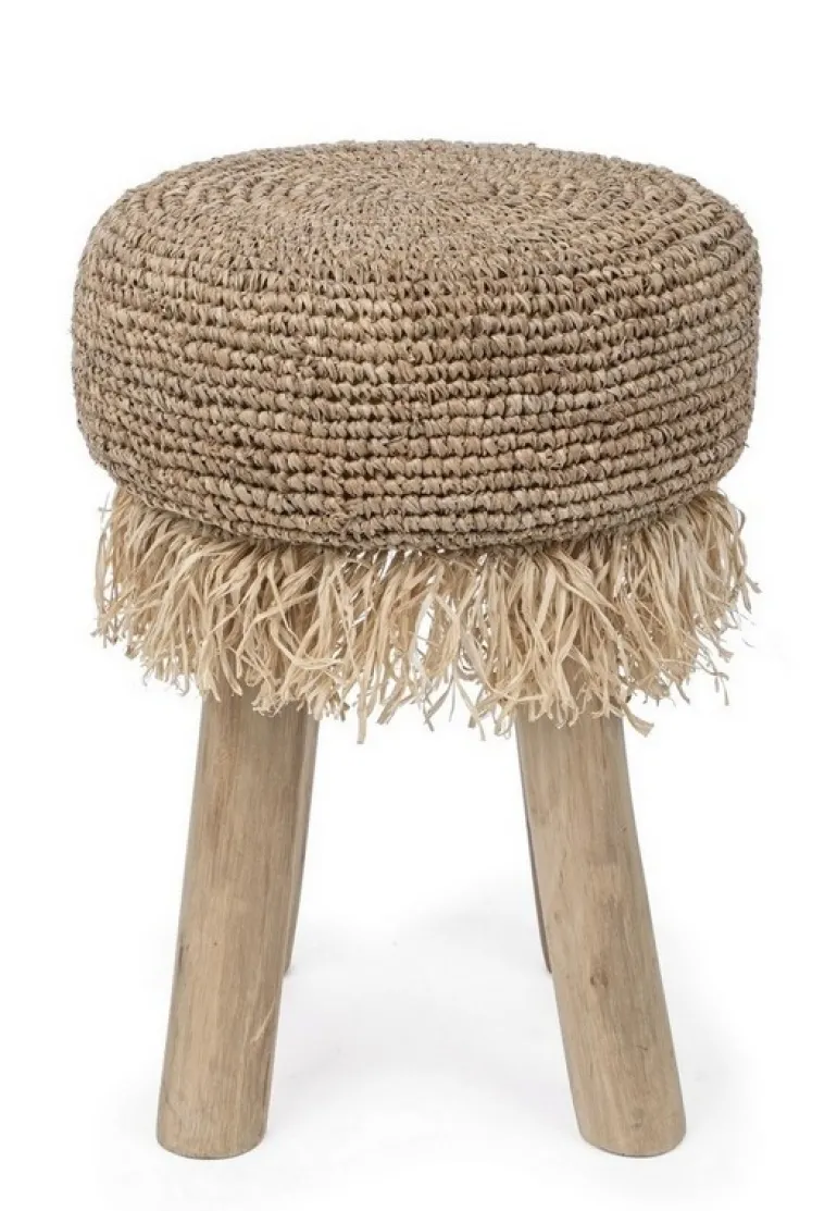SGABELLO IN FIBRE NATURALI G01 - FLORINDA
