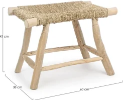 SGABELLO IN LEGNO - BELINDA