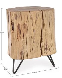 SGABELLO IN LEGNO H41 - ARTUR