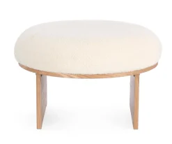 SGABELLO IN TESSUTO NATURALE - ANNUSKA