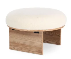 SGABELLO IN TESSUTO NATURALE - ANNUSKA