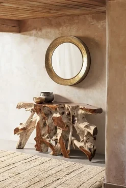 SPECCHIO C-C ADARA ORO D80