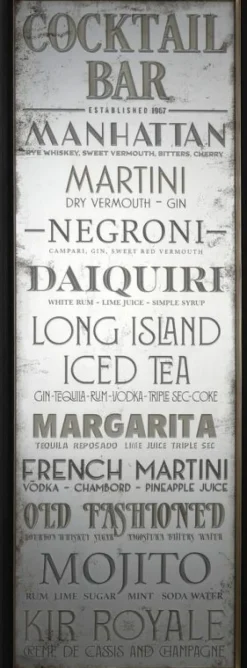 SPECCHIO C-C LIBRARY ORO 40X110