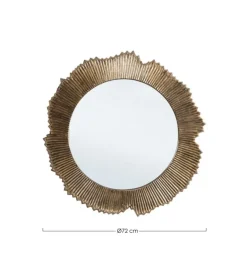 SPECCHIO C-C YAMIR ORO D72