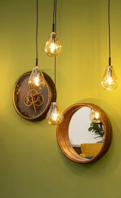 SPECCHIO IN LEGNO - SHERMAN