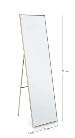 SPECCHIO ST C-C UNIVERSE ORO 40X150