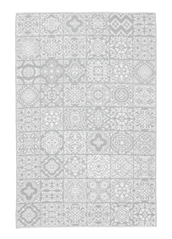 TAPPETO BIANCO GRIGIO 150X210 - SHIRAZ