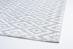 TAPPETO GRIGIO BIANCO 120X180 - RHOMBUS