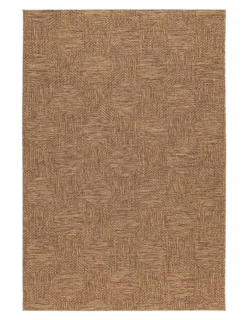 TAPPETO LUNE MARRONE ESAGONO 160X230