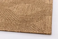 TAPPETO LUNE MARRONE ESAGONO 160X230