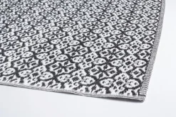 TAPPETO NERO BIANCO 120X180 - TIRRENIA