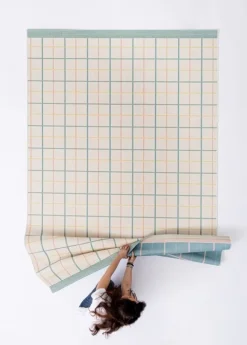 TAPPETO NOUR VERDE BLU GIALLO 200X290