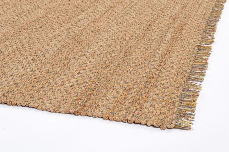 TAPPETO RUANDA MARRONE E COLORI 160X230