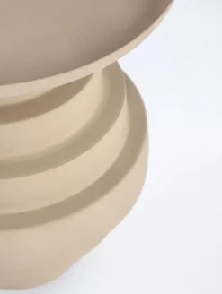 TAVOLINO IN ACCIAIO BEIGE - AMBA