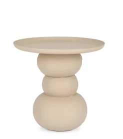 TAVOLINO IN ACCIAIO BEIGE - ALPA