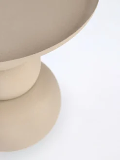 TAVOLINO IN ACCIAIO BEIGE - ALPA