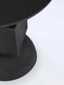 TAVOLINO IN ACCIAIO NERO - ALKA