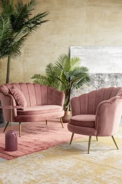 TAVOLINO IN ACCIAIO ROSA D30 - TULASI