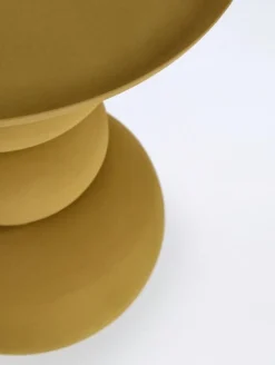 TAVOLINO IN ACCIAIO SENAPE - ALPA