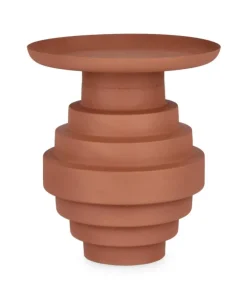 TAVOLINO IN ACCIAIO TERARCOTTA - AMBA