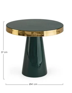 TAVOLINO IN ACCIAIO VERDONE D41 - NANDIKA