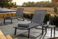 TAVOLINO IN ALLUMINIO ANTRACITE GK52 - CRUISE