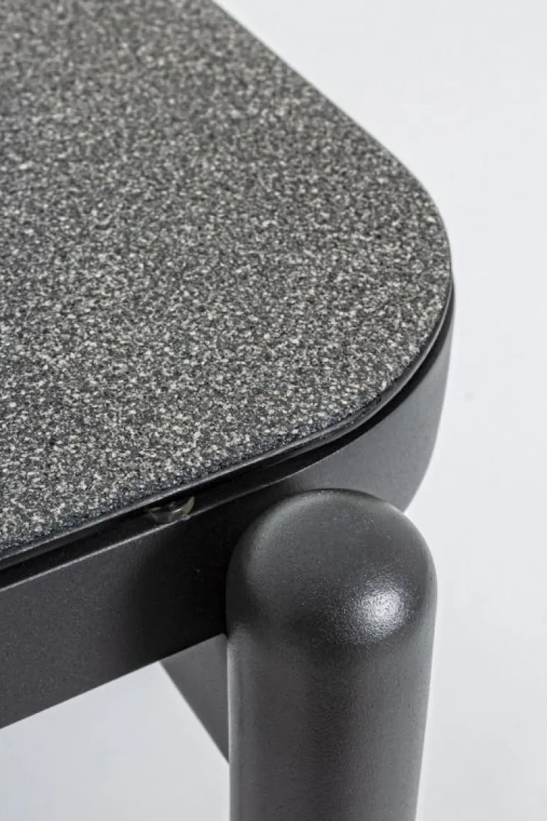 TAVOLINO IN ALLUMINIO ANTRACITE WG21 - FLORENCIA