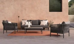 TAVOLINO IN ALLUMINIO ANTRACITE WG21 - FLORENCIA