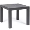 TAVOLINO IN ALLUMINIO ANTRACITE JX55 - KLEDI