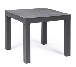TAVOLINO IN ALLUMINIO ANTRACITE JX55 - KLEDI