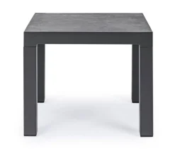 TAVOLINO IN ALLUMINIO ANTRACITE JX55 - KLEDI
