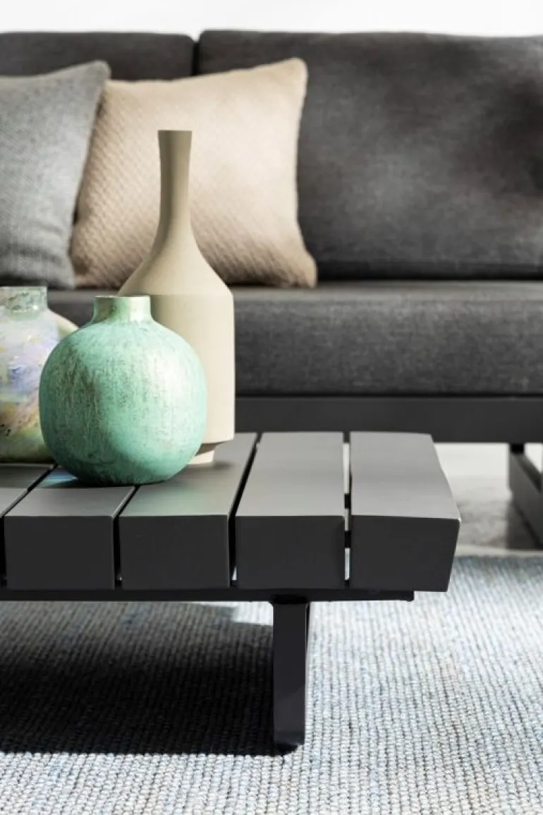 TAVOLINO IN ALLUMINIO ANTRACITE WG21 - INFINITY