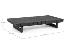 TAVOLINO IN ALLUMINIO ANTRACITE WG21 - INFINITY