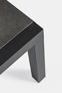 TAVOLINO IN ALLUMINIO ANTRACITE JX55 - KLEDI