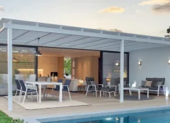 TAVOLINO IN ALLUMINIO BIANCO JX11 - KLEDI