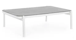 TAVOLINO IN ALLUMINIO BIANCO WG20 - FLORENCIA