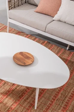 TAVOLINO IN ALLUMINIO BIANCO YK11 - RIDLEY