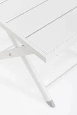 TAVOLINO IN ALLUMINIO BIANCO - TAYLOR