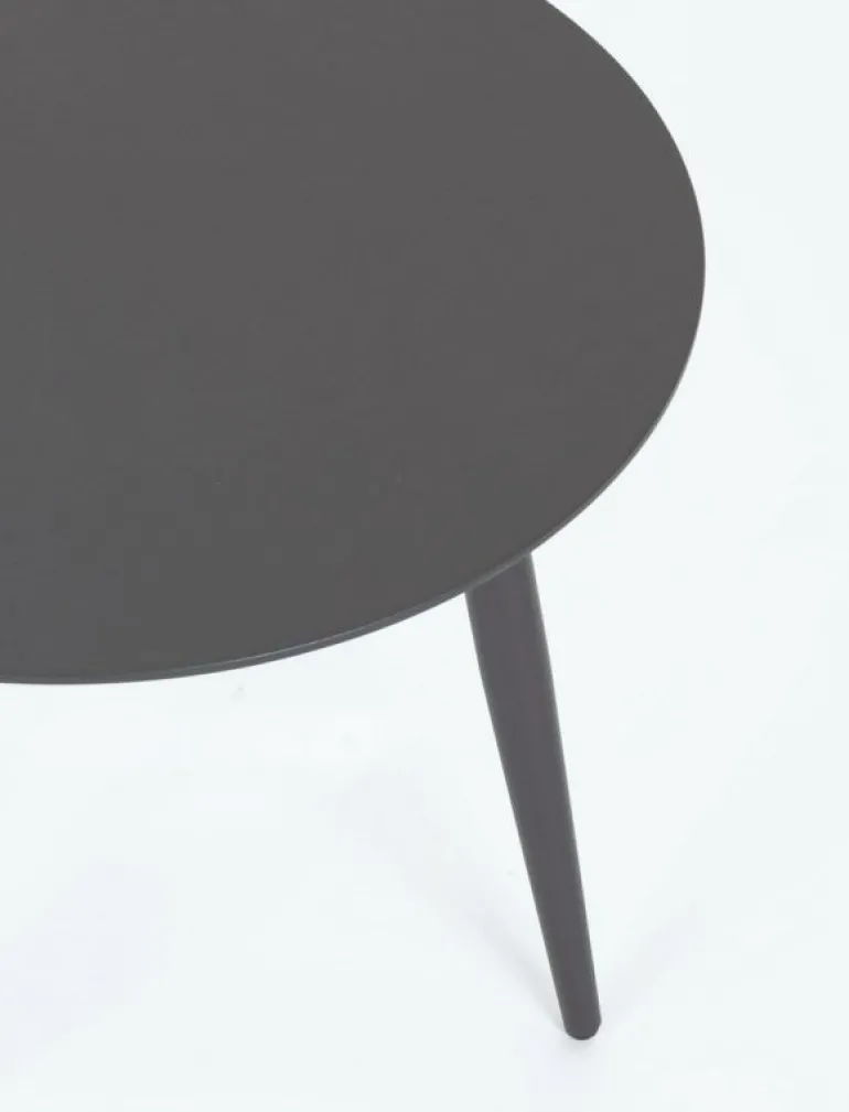 TAVOLINO IN ALLUMINIO D50 ANTRACITE YK13 - RIDLEY