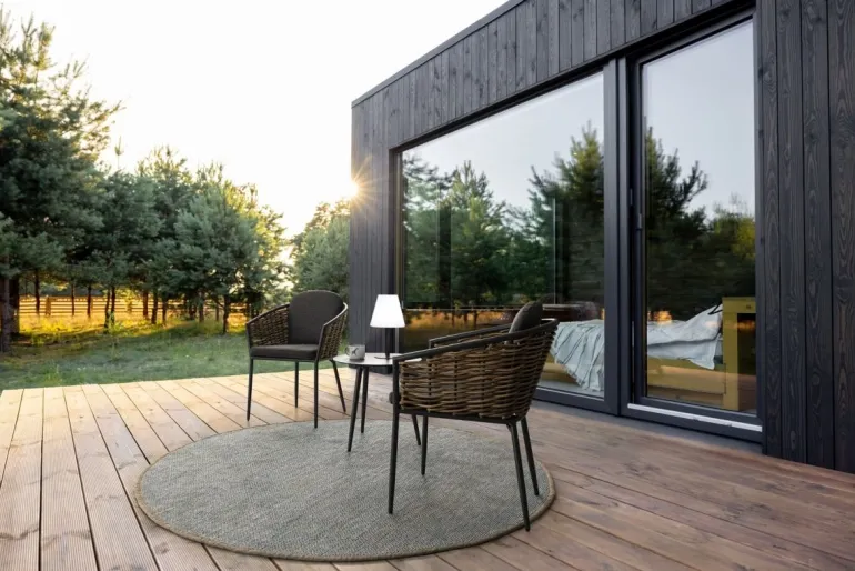 TAVOLINO IN ALLUMINIO D50 ANTRACITE YK13 - RIDLEY