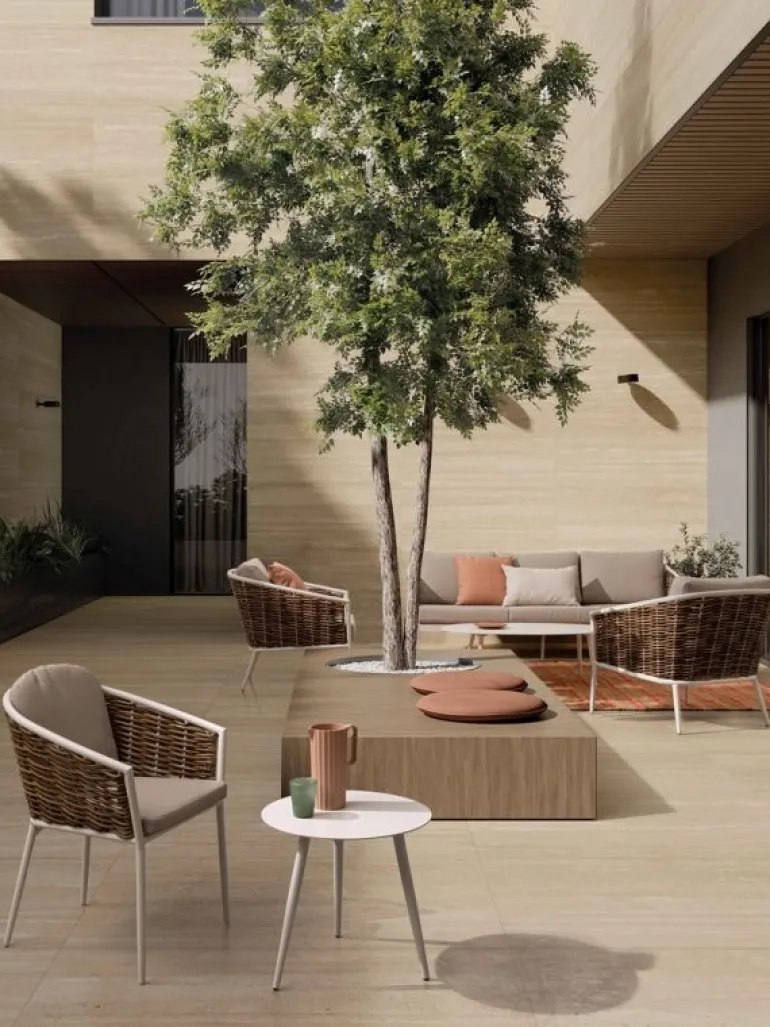 TAVOLINO IN ALLUMINIO D50 BIANCO YK11 - RIDLEY