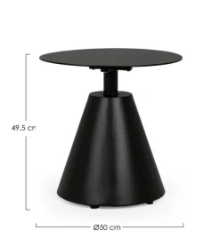 TAVOLINO IN ALLUMINIO D50 NERO XK0Y - ALOHA