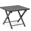 TAVOLINO IN ALLUMINIO GIRGIO SCURO - TAYLOR